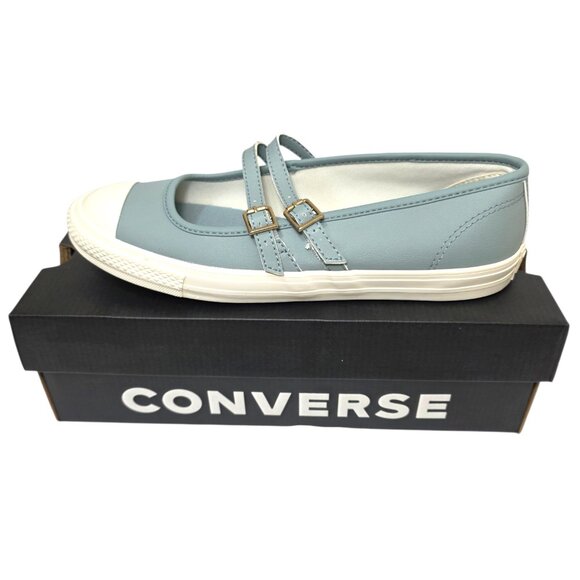 Converse Chuck Taylor All Star Dainty Mary Jane A11492C Size 7 & 8.5 Teal Color - Picture 1 of 10